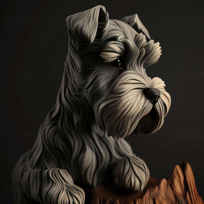 Zwergschnauzer dog